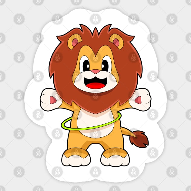 Lion Fitness Gymnastics Sports Sticker by Markus Schnabel